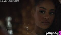 Stunning Scarlit Scandal strips exposing big black teen ass and sexy curves