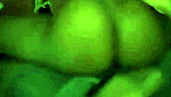 curly ebony lightskin takes rough backshots