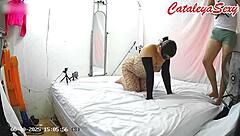 backstage photoshoot has this big ass model teasing hard