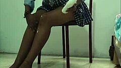 werita smashes pussy with huge dildo 😈🍆