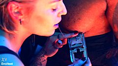 Gorgeous Heels Fetish Babe Chokes on Nipple-Clamped Deepthroat