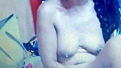 Sexy Indian Milf Teases with Sultry Solo Seduction Show