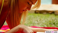 Lesbian Teens Relax With Facesitting