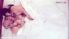 wake up to BLONDE AND BRUNETTE big boob milfs riding cowgirl missionary!