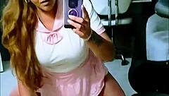 Naughty Sailor Shemale TS Katie Klark's Fat Cosplay Tease