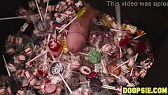 horny asian babe gets roughly humped by neighbor's big dick on halloween