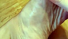 oiled massage feet fetish solo sexy playtime