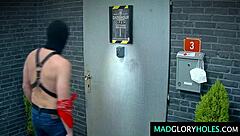 amateur party at glory hole club turns into wild suck and fuck