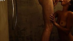 i SPY wife shower masturbation get HORNY wet