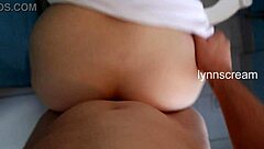 pov bathroom pounding with hot redhead while wife waits