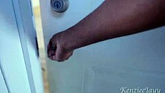 busty barista squirts on bbc swallows cum shift