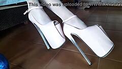 High heel patent leather shoes fuel my pantyhose fetish