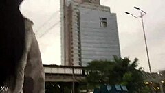 jacket boots tease hidden on crowded train?