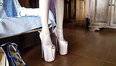 High heel patent leather shoes fuel my pantyhose fetish