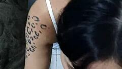 argentinian teen slurps monster bbc before interracial pussy destruction