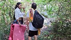 lost hikers fuck wildly in jungle—wanna join the fun?