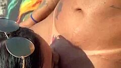 Brazilian MILFs Ride Massive Cock While Cucks Ignore