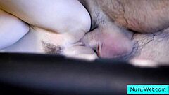 Teen Blonde Masseuse Seduces Client with Nuru Sex Massage Loving His Cock Deep Inside