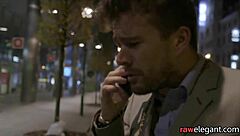 spitroasted euro babe interracial anal creampie threesome sofa