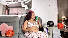 chubby ebony farts burps halloween night movie