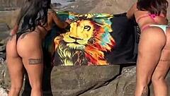 Brazilian MILFs Ride Massive Cock While Cucks Ignore