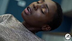 ebony zaawaadi's tight pussy conquered by white cock