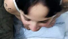 argentinian teen slurps monster bbc before interracial pussy destruction