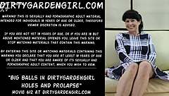 dirtygardengirl's holes stuffed big balls prolapse