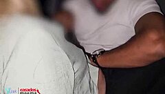 blonde brazilian wife fucked hard in black's car