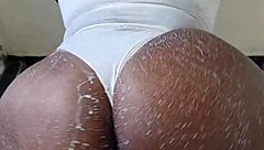 Madam apple bottom claps ass till nut without penetration