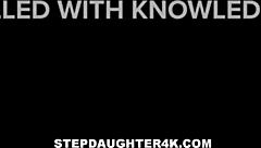 Petite Blonde Teen Creams On Stepdad's Big Cock POV!