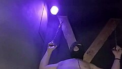 maitresse kantalis caged in club with emojis 😈🔒💦 bent over bdsm fun