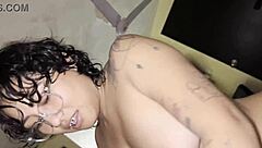 frida the sexy slut sucks cock wildly and offers her pussy for devouring