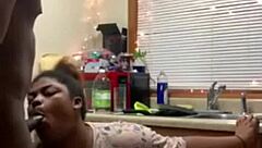 kitchen sex hits different with milf's wet pussy