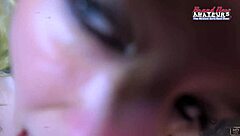 blonde chelsie r fingers to deepthroat cum facial pounding