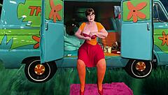 granny velma's steamy foreplay and toy masturbation session