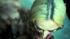 Five Curvy Latinas Sloppy Blowbang Cum Swallow