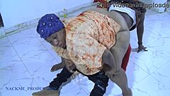 Mummified Cosplay Chubby Ass Bent Over for Wet Pussy Pounding