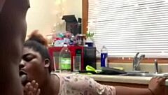 kitchen sex hits different with milf's wet pussy