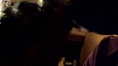 Ebony Teen Sloppily Spits on Black Cock for Facial