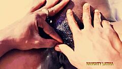 lagos babe begs for big black cock missionary pounding creampie finish