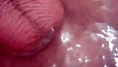 Shaving Big Tattooed Dick After Prolapse Masturbation for Stretched Anal Fuck