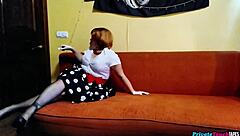 Super Cute Chubby Redhead Begs For Cum In Mouth After Deepthroat