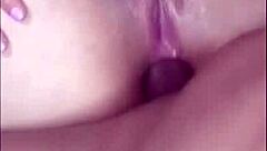 sexy latina begs anal creampie in tight asshole