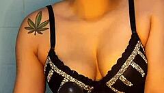 what if this horny colombian squirts wildly in the shower with her dildo?