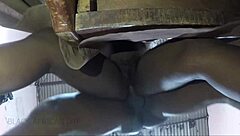 no-commitment sex heats up with sexy ebony couple ripping clothes rough