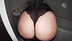 damn fat ass milf in pantyhose takes monster cock anal!