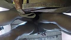 no-commitment sex heats up with sexy ebony couple ripping clothes rough