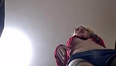 BLONDE TEEN ELZA KOM GAGS ON COCK IN TIGHT DOMINATION