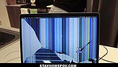 pranking and fucking fat ass babe during lockdown gets hardcore